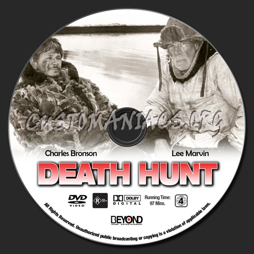 Death Hunt dvd label