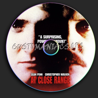 At Close Range dvd label