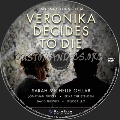 Veronika Decides to Die dvd label