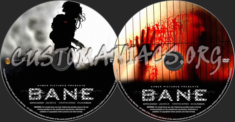 Bane dvd label