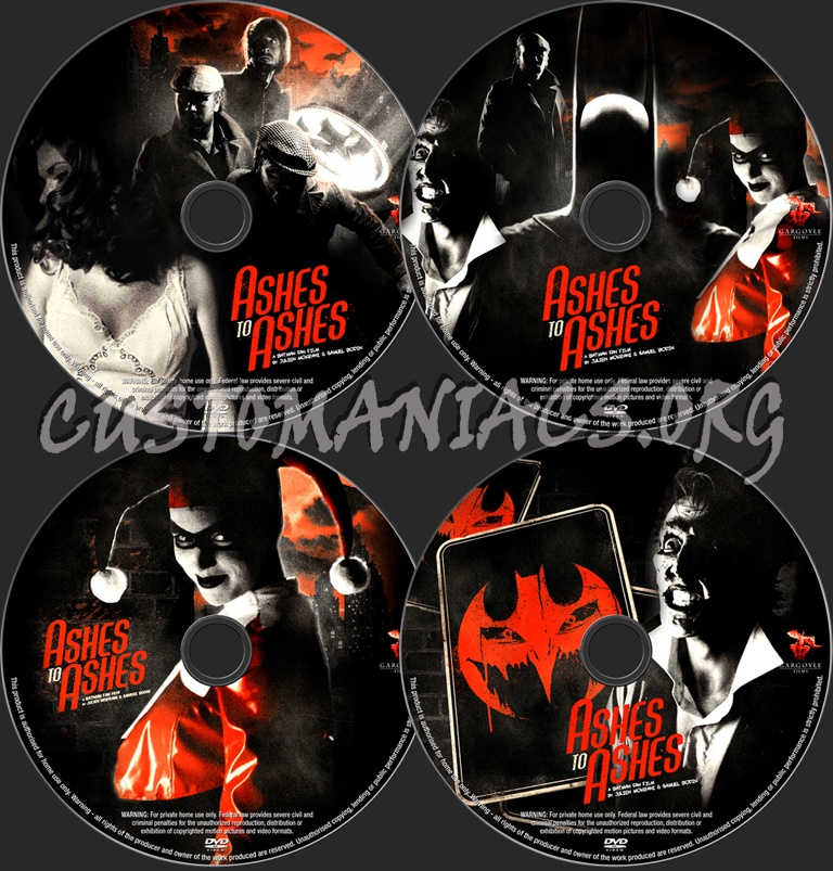 Ashes to Ashes - A Batman Fan Film dvd label