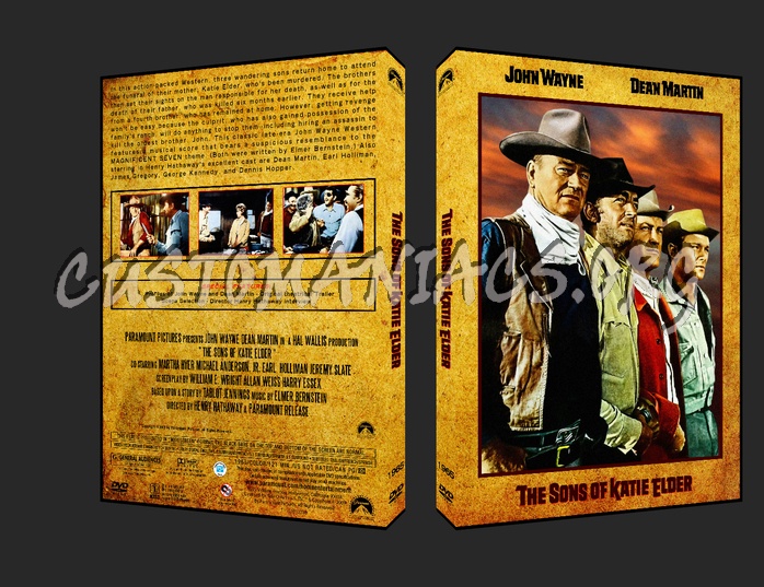 The Sons Of Katie Elder 1965 dvd cover