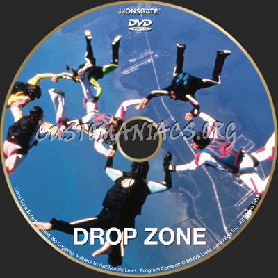 Drop Zone dvd label