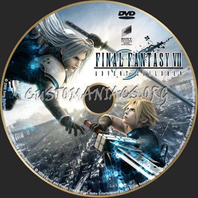 Final Fantasy VII dvd label
