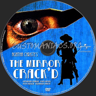 Agatha Christie's The Mirror Crack'd dvd label