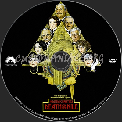 Death on the Nile dvd label