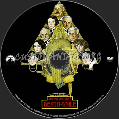 Death on the Nile dvd label