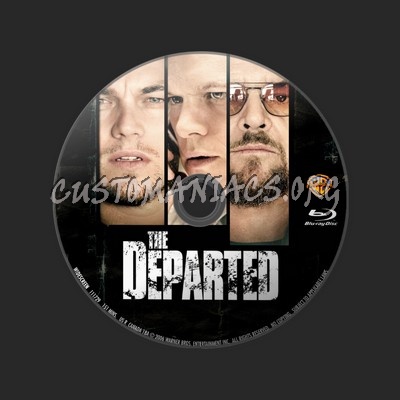 The Departed blu-ray label