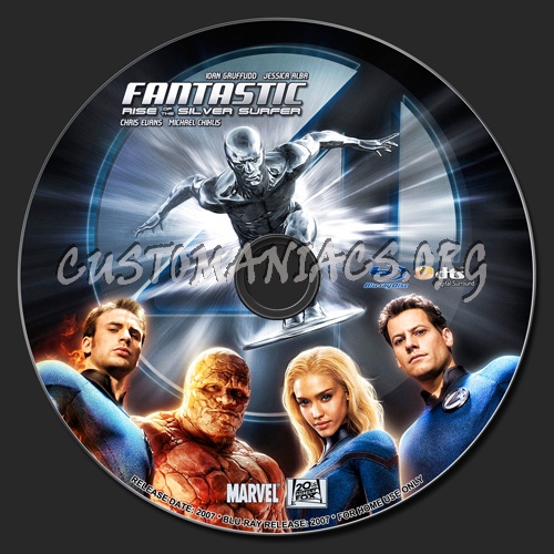 Fantastic Four - Rise of the Silver Surfer blu-ray label