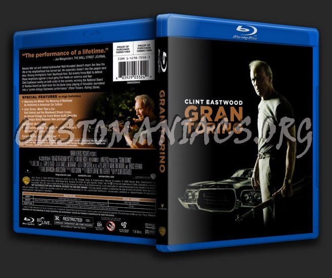 Gran Torino blu-ray cover