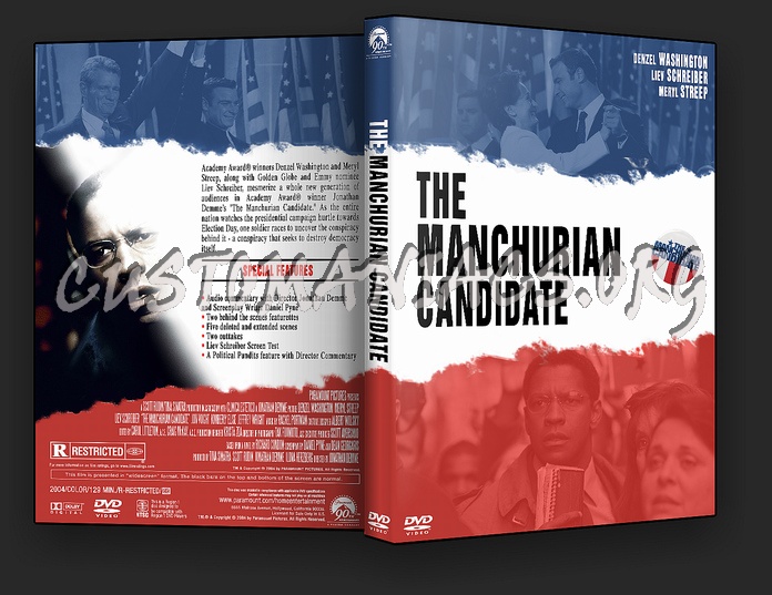 The Manchurian Candidate dvd cover