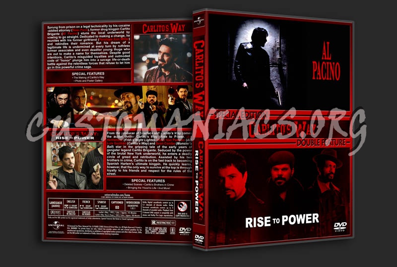 Carlito's Way/Carlito's Way: Rise to Power Double Feature dvd cover