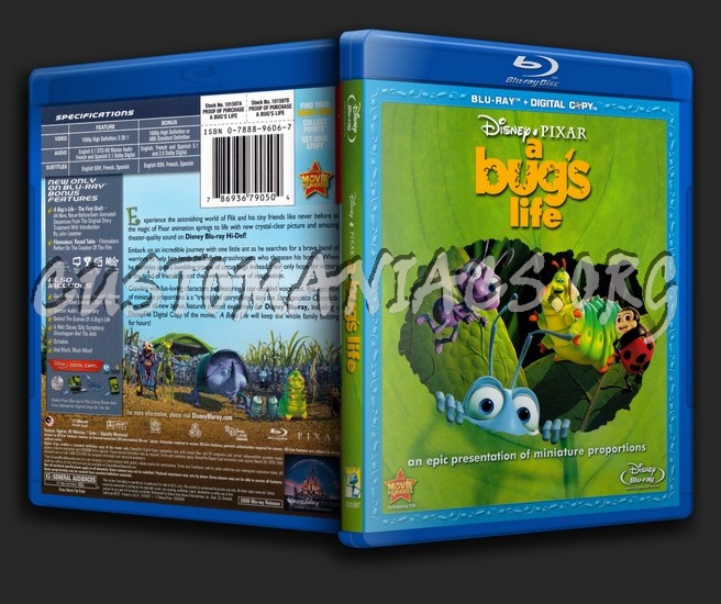 A Bug's Life blu-ray cover