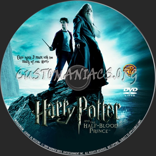 Harry Potter and the Half-Blood Prince dvd label