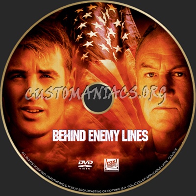 Behind Enemy Lines dvd label
