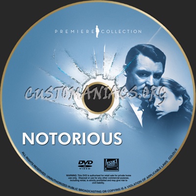 Notorious dvd label