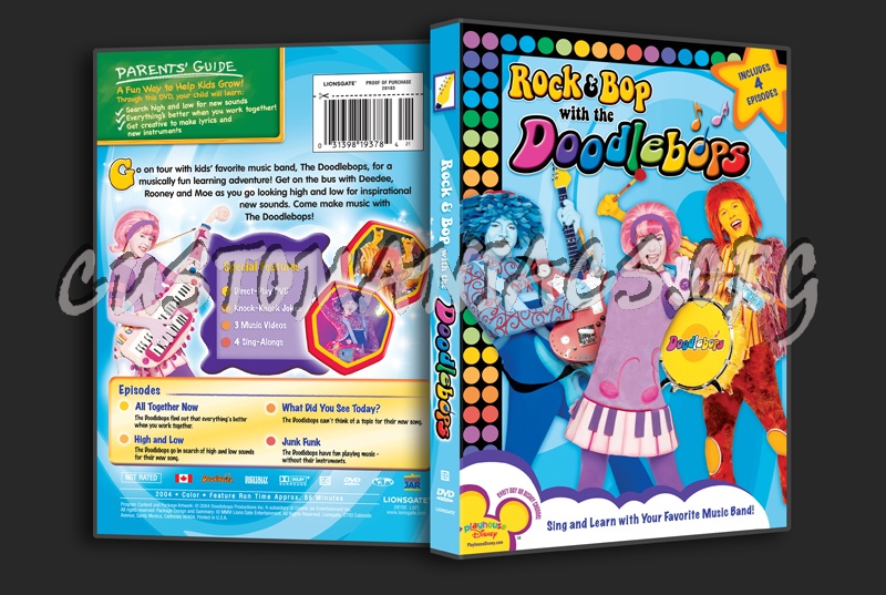 Rock & Bop with the Doodlebops dvd cover