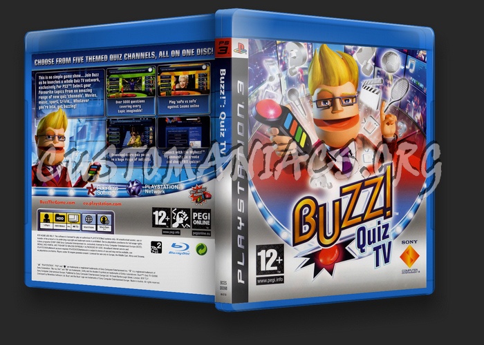 Buzz: Quiz TV cover DVD Covers & Labels by Customaniacs, id: 66267 free download highres dvd