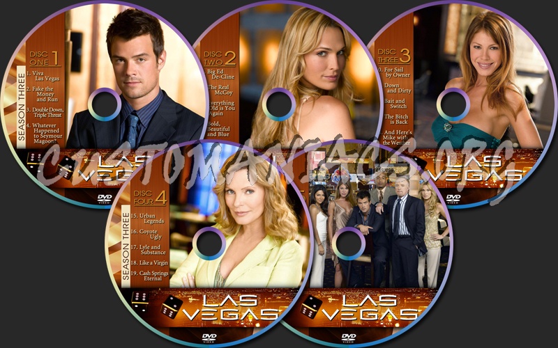 Las Vegas Season Three dvd label