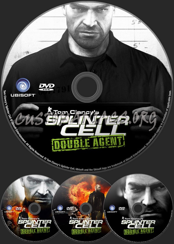 Tom Clancy's Splinter Cell Double Agent dvd label