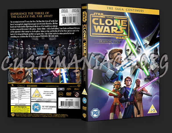 Star Wars: The Clone Wars dvd cover