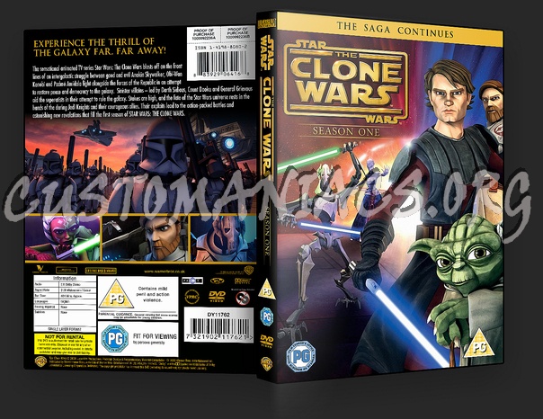 Star Wars: The Clone Wars dvd cover