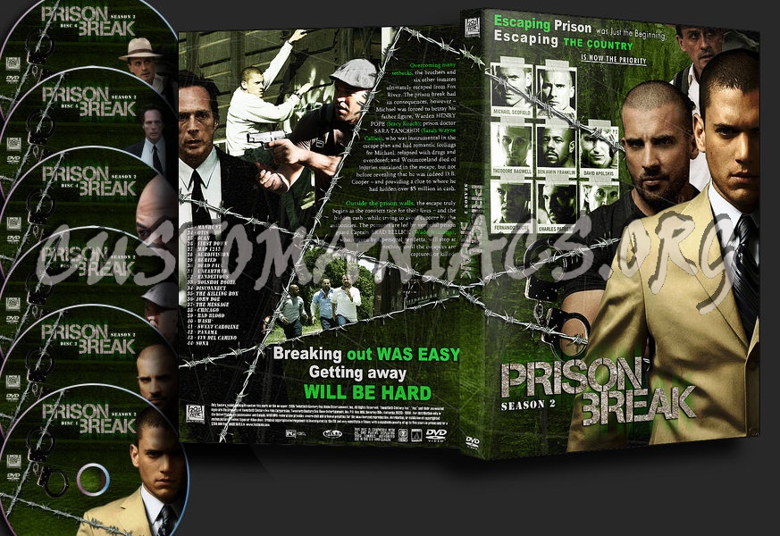 Prison Break Season 2 : Single Amaray (NEW) dvd cover