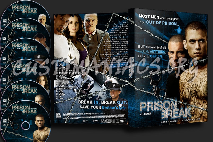 Prison Break Season 1: Single Amaray (NEW) dvd cover