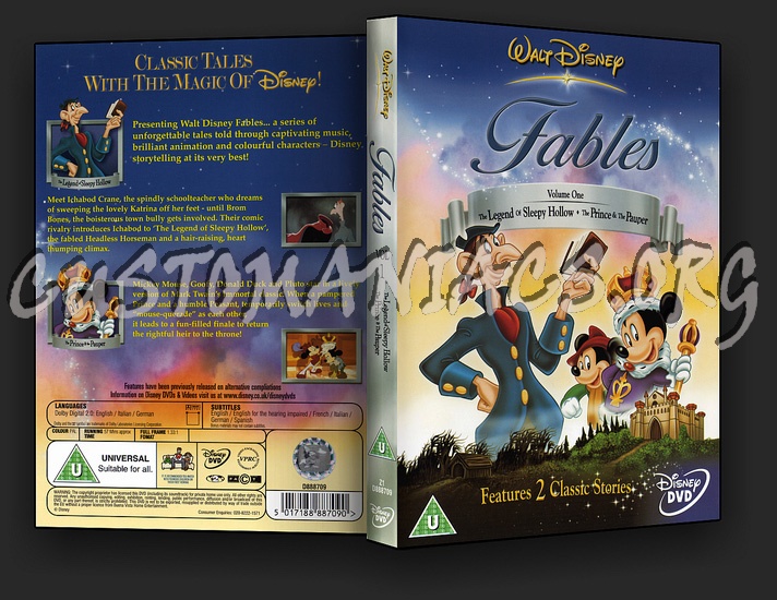 Disney Fables Volume 1 dvd cover