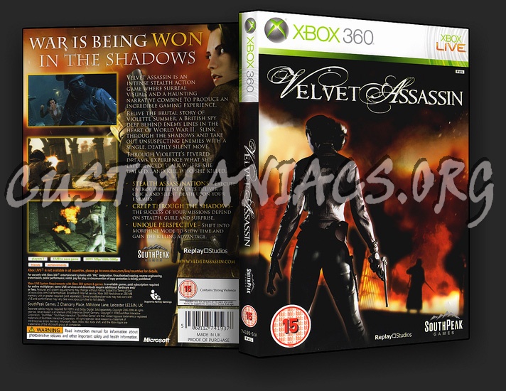 Velvet Assassin dvd cover