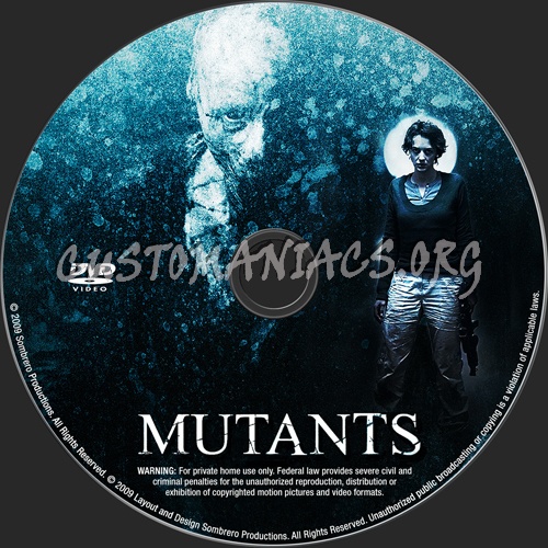 Mutants dvd label