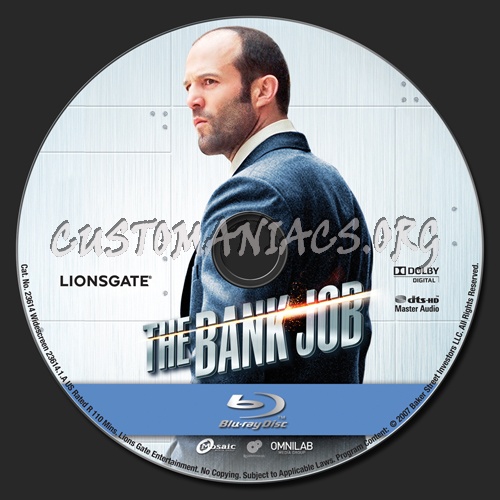 The Bank Job blu-ray label