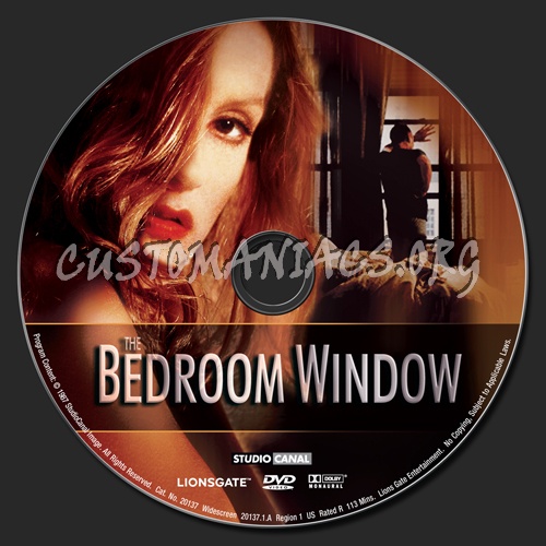 The Bedroom Window dvd label