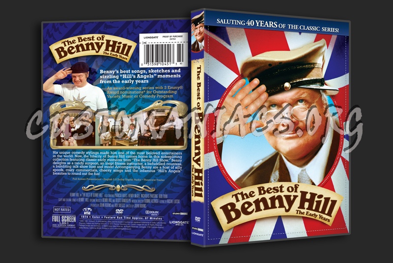 The Best of Benny Hill the Early Years dvd cover
