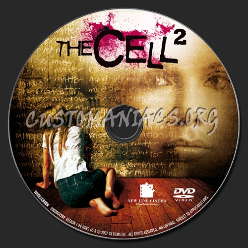 The Cell 2 dvd label