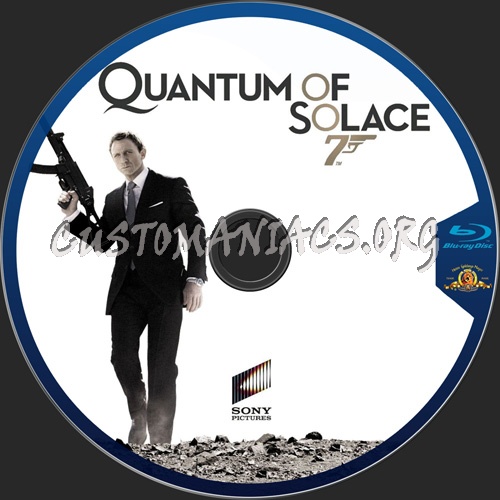 Quantum Of Solace blu-ray label