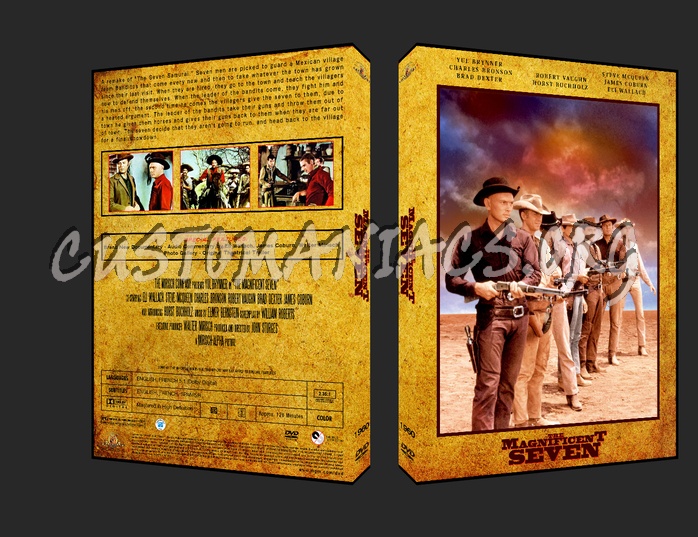 The Magnificent Seven 1960 dvd cover