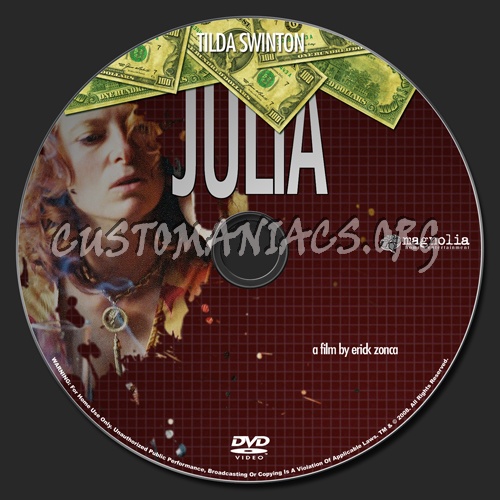 Julia dvd label