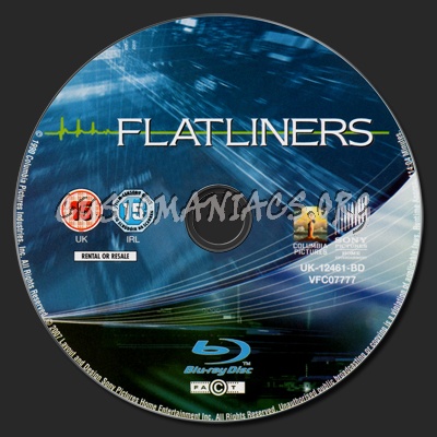 Flatliners blu-ray label