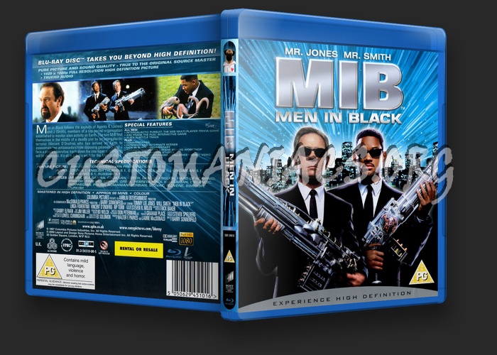 Men In Black blu-ray cover