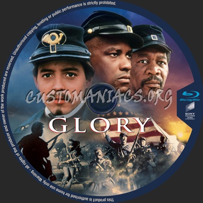 Glory blu-ray label