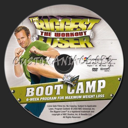 The Biggest Loser Boot Camp dvd label