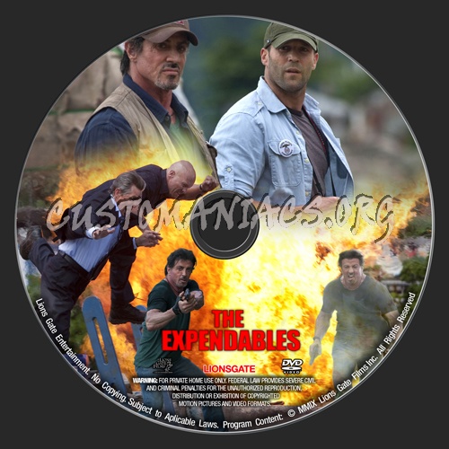 The Expendables dvd label - DVD Covers & Labels by Customaniacs, id ...