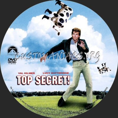 Top Secret dvd label