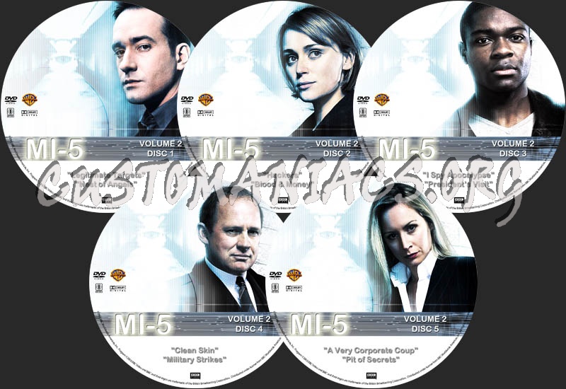 MI-5: Volume 2 dvd label