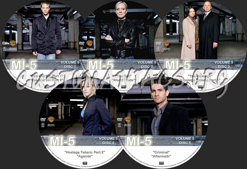 MI-5: Volume 5 dvd label