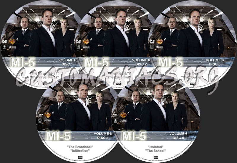 MI-5: Volume 6 dvd label