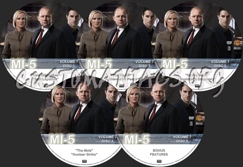 MI-5: Volume 7 dvd label