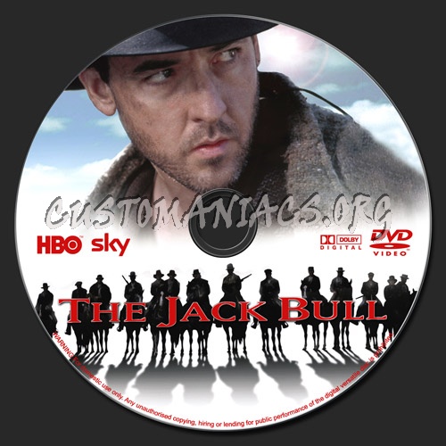 The Jack Bull dvd label
