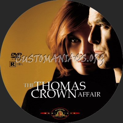 The Thomas Crown Affair dvd label